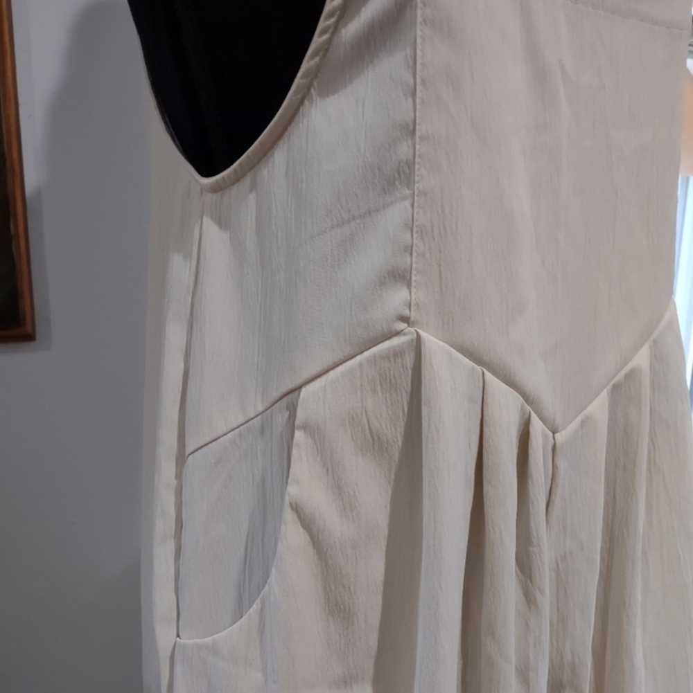 Elegant Cream Jumpsuit NWOT - Picture 2 of 12